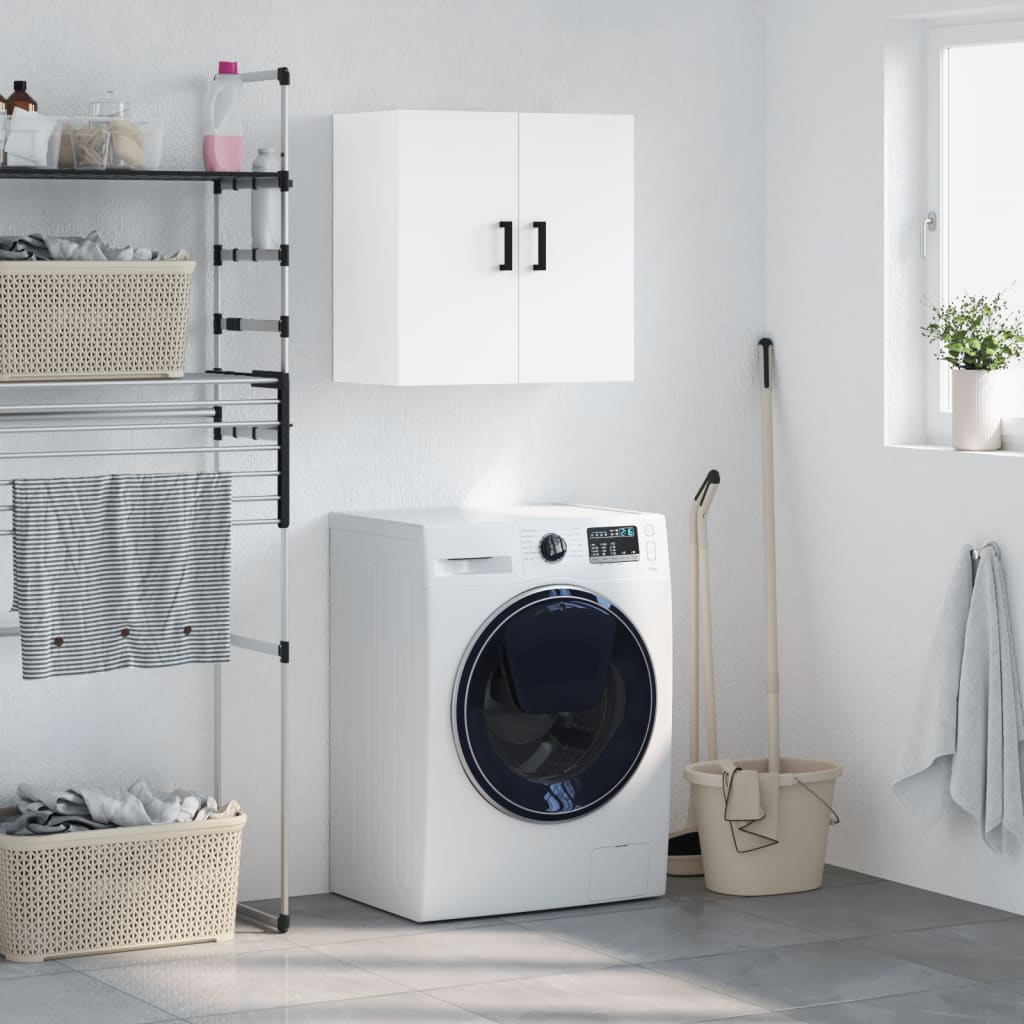 Vidaxl Wall Cabinet, White, 60X31X60 Cm, Wood-Based Material