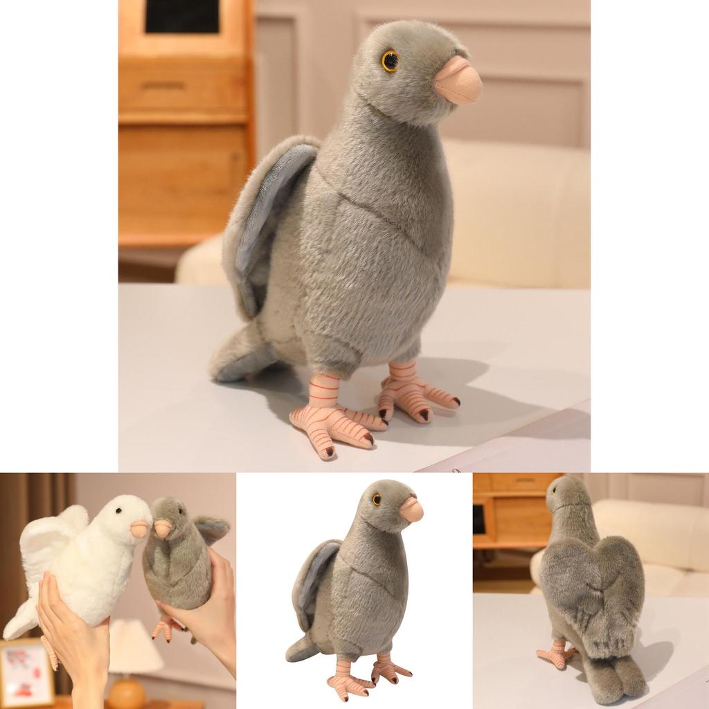Plush Pigeon Toy For Kids Sleep Decor With Pp Cotton Filling Ideal For Bedroom And Gift