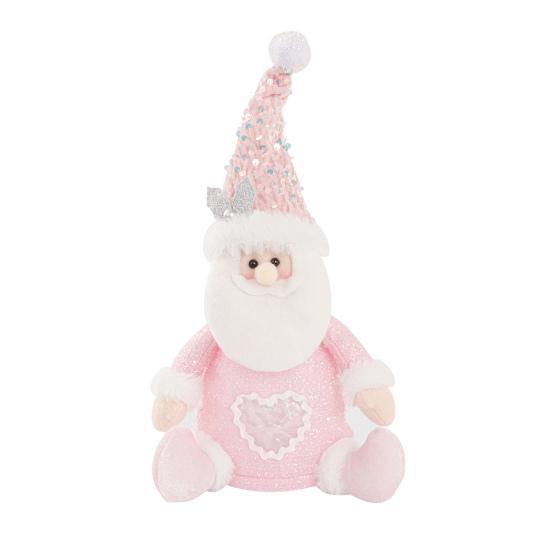 Yousheng 1/2/3Pcs Christmas Gift Bag Santa Claus Snowman Reindeer Design Festive Theme Xmas Candy Bag with 3D Embroidery Party Decoration