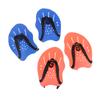 1 Pair Swimming Training Paddles Swim Hand Paddles Snorkeling Diving Gloves Fin Flipper Sports Silicone Palm Adjustable Straps