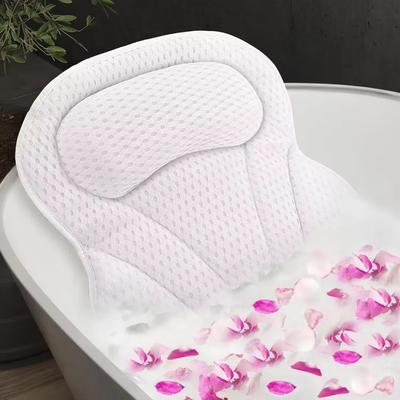 Breathable Mesh Spa Bath Pillow Soft Butterfly Bath Pillow Bathtub Pillow  Neck & Back Support