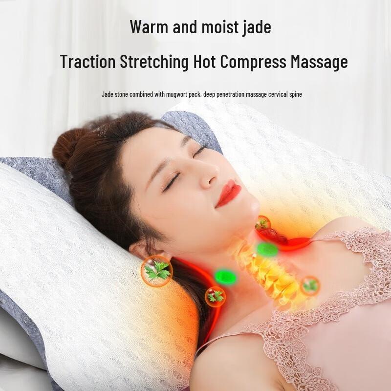 Enlong Electric Neck & Back Massage Pillow with Heat CN Plug (adapter Included)