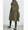Casual trenchcoat voor dames met lange mouwen, middellange lengte, ceintuur en knoopsluiting.