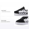 Canvas Langlebige Low Top Skateschuhe Schwarz-Weiß Schachbrett Baby Sneaker VN0A3QU1PVJ