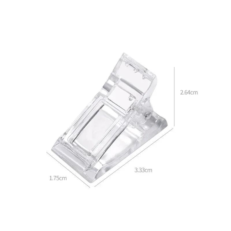 5/10/15pcs Nail Clips Acrylic Extension Forms Nail Quick Fingernail Extension Assistant Tools Nail Clips Nail Art Fixing Clip