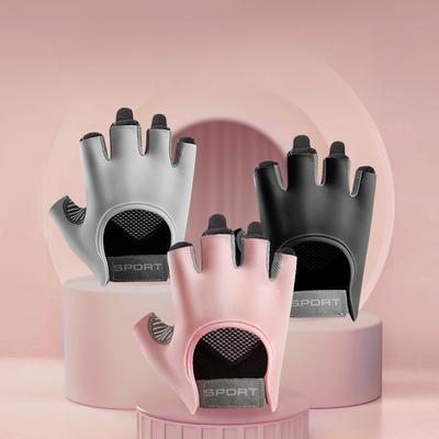 Luvas Esportivas Novas para Mulheres Equipamento de Yoga Treino Dinâmico Ciclismo Resistente ao Desgaste Respirável Absorção de Choque e Anti-Cocking Luvas Antiderrapantes