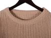 Autumn and Winter Women's Loose and Simple Sweater Round Neck Street Knitted Pullover Sweater for Women 3567 KTB