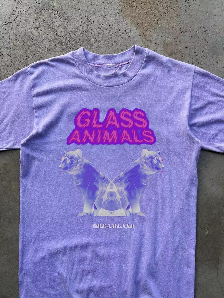 Футболка унисекс Glass Animals Band Dreamland Фиолетовая XXXL