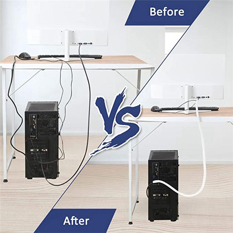 

BHBL Wire Storage Set 6M Braided Wire Set Home Office Wire Wire Protection Sleeve Anti-Animal Bite (White) China Mainland