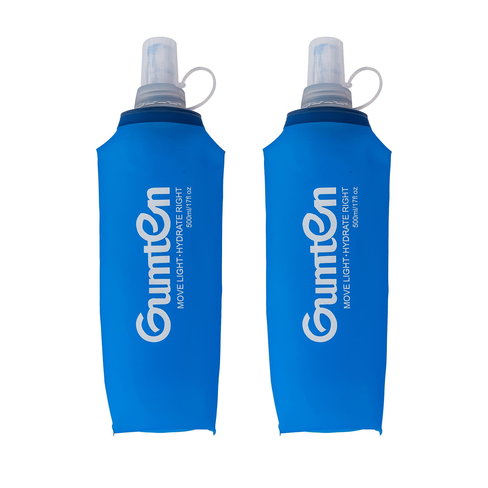 Outdoor Portable Soft Water Bottle 480ml for Fitness Training