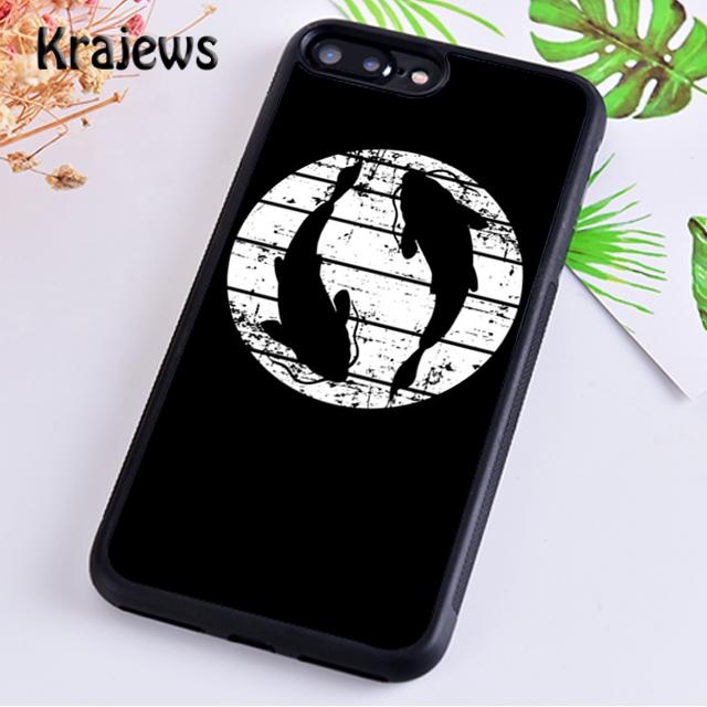 Krajews CARP FISHING FISH Printed Soft Phone Case Cover For iPhone 17 Air 16 15 14 plus 11 12 13 pro max coque Fundas