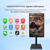 LUOBAOYI Mobile Live Streaming Display with Wireless Screen Mirroring CN plug (adapter included)