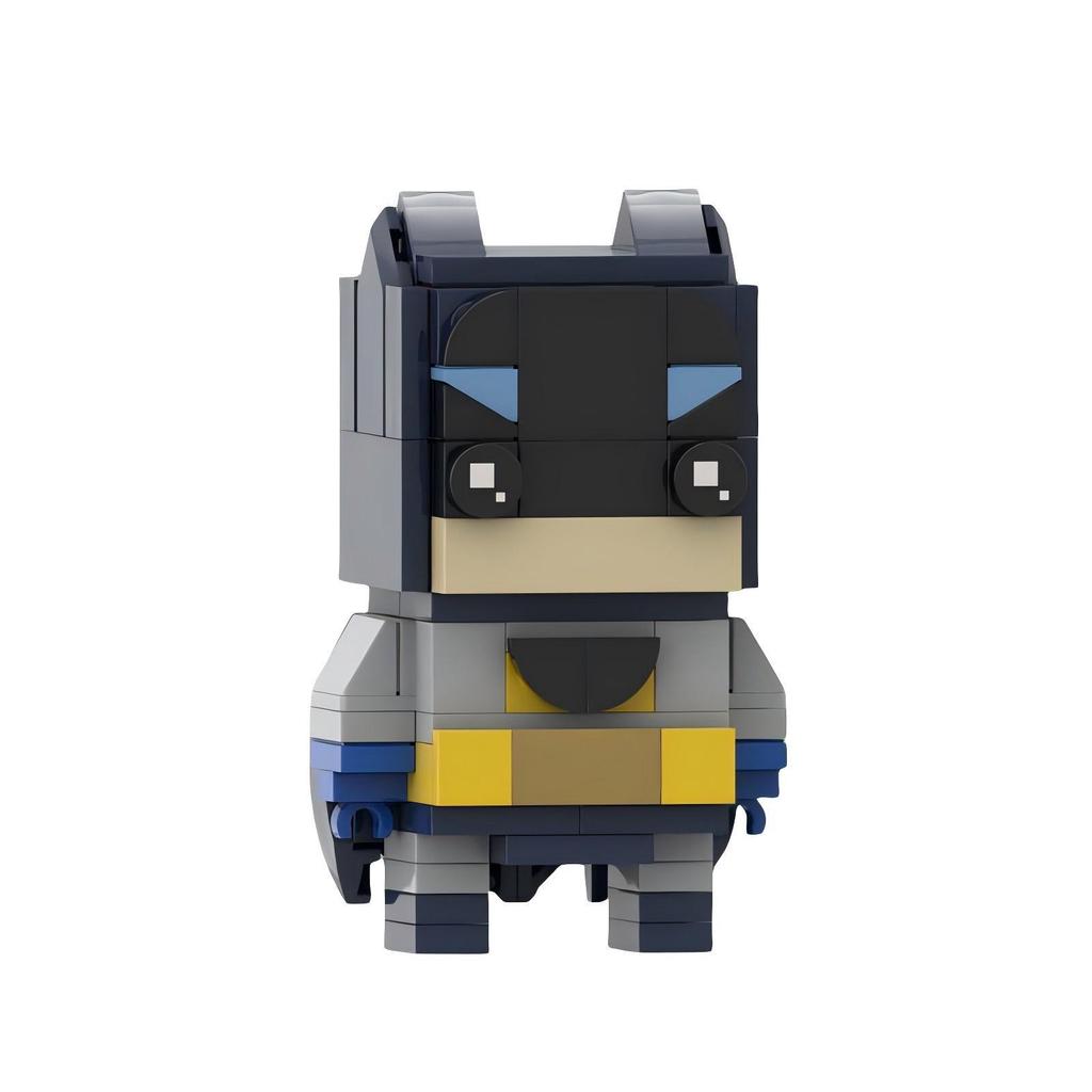Cloak Crusader 1966 Collection Character Square Head Series Compatible Puzzle Boy Toys