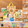 Capybara Schreibwaren Geschenkbox für Kinder: Perfekt für den Kindergarten, den Kindertag oder den Geburtstag - Ideales Geschenk für das Lernen und die Kreativität von Mädchen.