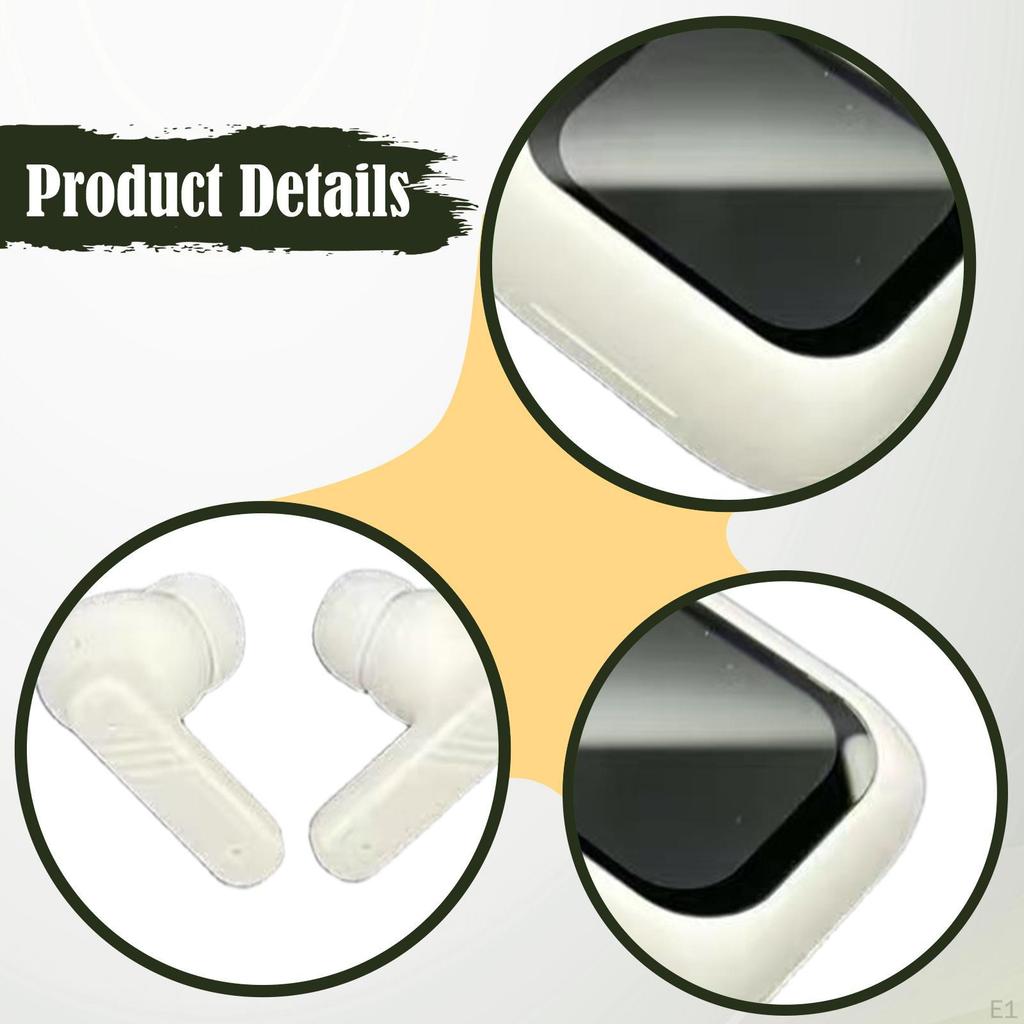 in Ear Earphones 18H Strong Endurance Convenient Call Noise Cancelling Buds with Touch Screen