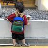 Large Capacity Stylish Plain Color Kindergarten Backpack Unisex Design