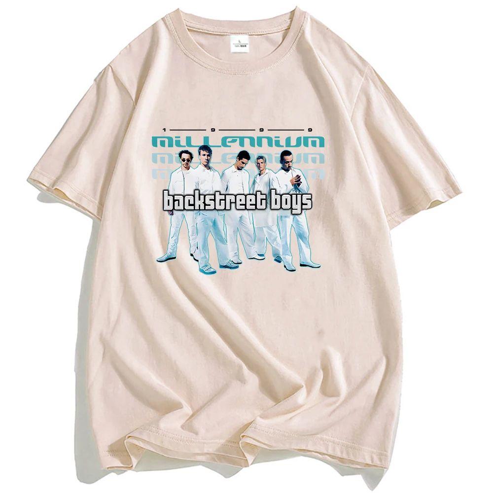 Backstreet Boys Millennium 2.0 T-Shirt Kurzarm T-Shirts Lässige Mode T-Shirt O-Ausschnitt Grafik-Tees Unisex