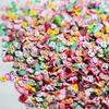 Christmas Polymer Clay Fruit Slices for DIY Nail Art and Crafts.