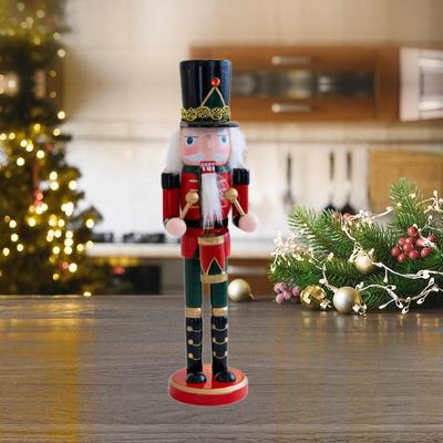 Nussknacker Figur Weihnachtsdeko Schreibtisch Basteln Traditioneller Schmuck für