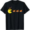 Thanksgiving Video Game Eating Turkey Gamer Men Women Kids T-Shirt