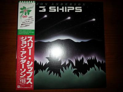 LP Record JON ANDERSON  3 Ships P13594PROMO ELEKTRA 1987 Japan Rock Used