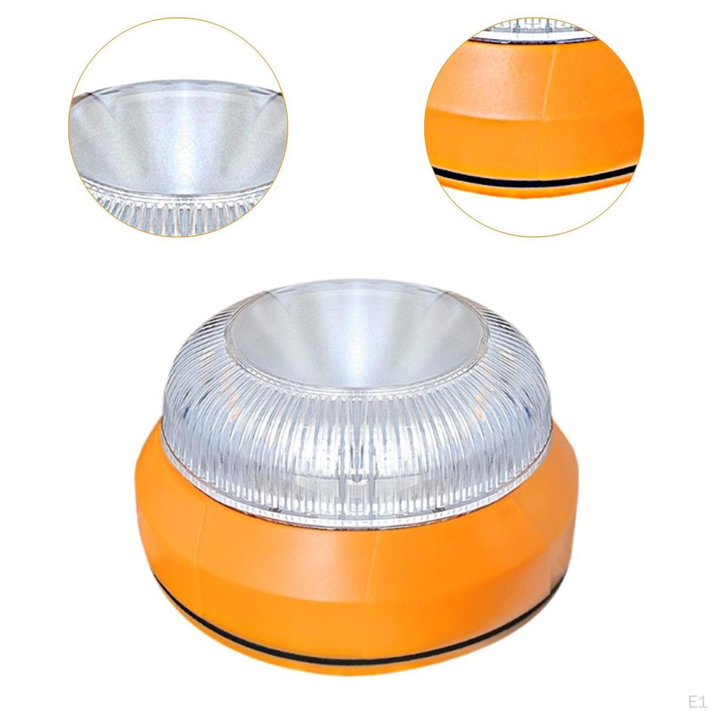Warning Light Emergency,with Base Sturdy Lightweight Compact Roadside for Outdoor Traffic Car