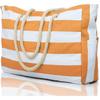 Becokan Beach Bags for Women Large Waterproof Beach Tote Bag Zipper Beach Bags Waterproof Sandproof Swim Pool Bag Large Tote