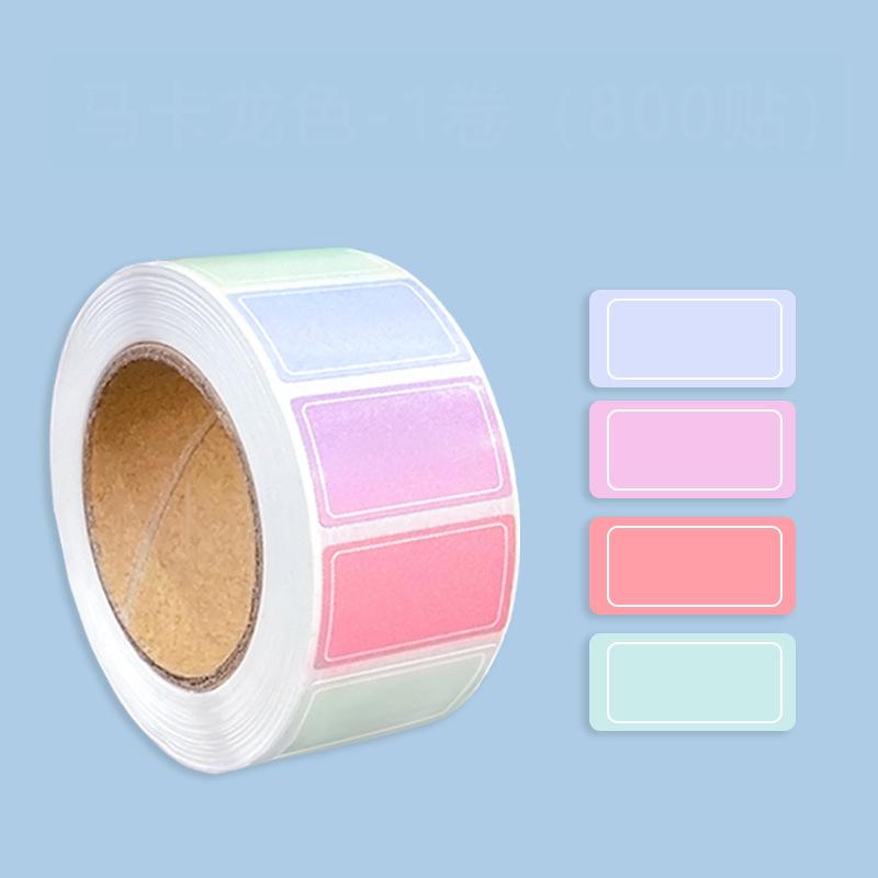 800 ks/sada Vodotěsné barevné štítky Samolepky Barevné kódování Odnímatelné štítky Štítek Pro inventář Adresa Klasifikace souborů