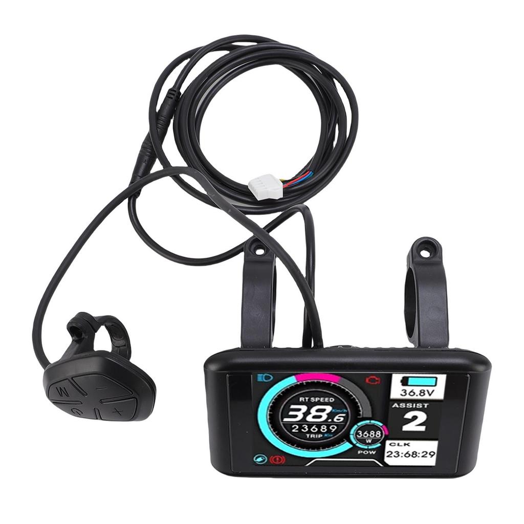 Electric LCD Display Meter UKC1 Water Proof LCD Display Screen Control Panel with SM Cable for Electric Bike Scooter