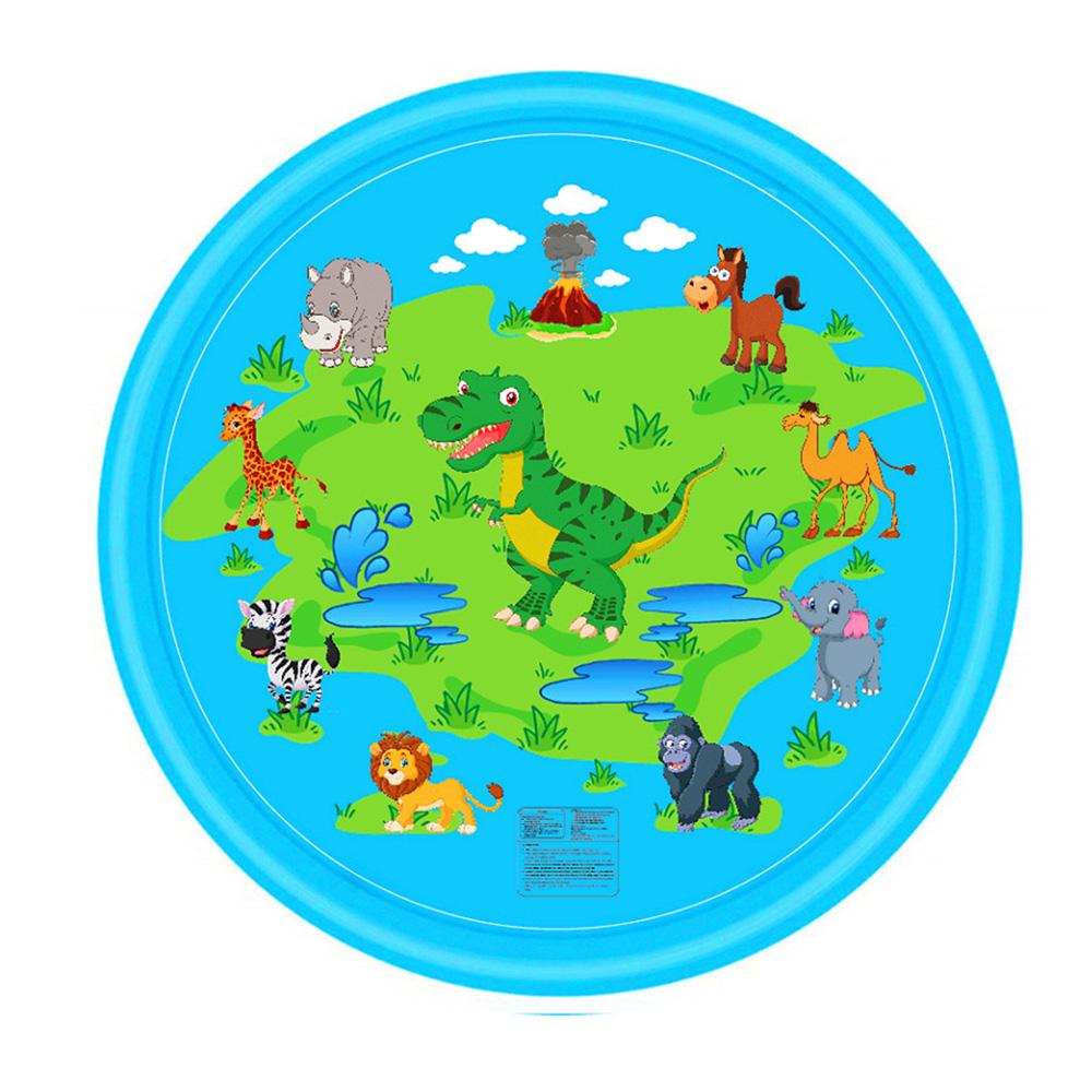 

Летний уличный брызгозащитный коврик для детей, игровой бассейн с разбрызгивателем воды, 170 см, надувной фонтан, ванна для детей и домашних животных. Pattern 3