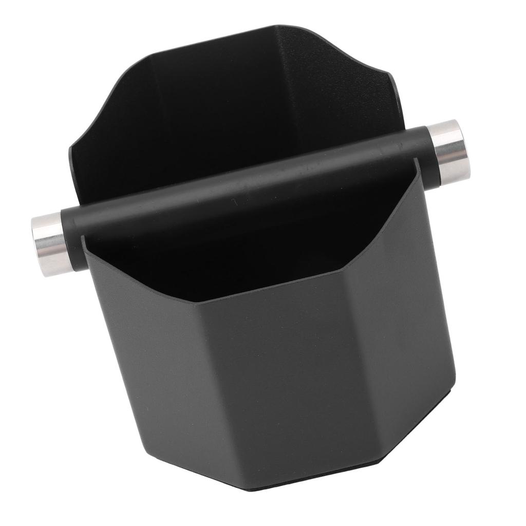 Coffee Ground Knock Box Stainless Steel Small Coffee Knock Box for Home Kitchen Countertop