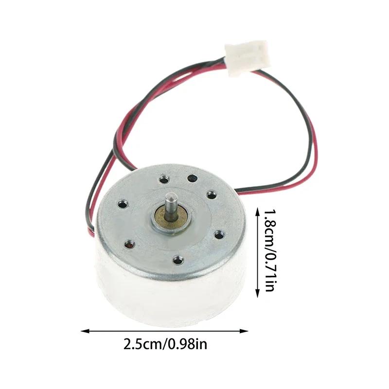 RF-300C Mini 300 Motor DC 1,5V -6V 7000 U/min Mikro 24,4MM Rundwellenmotor Geringer Stromverbrauch DIY Solarstromventilator Hobby Spielzeugmodell