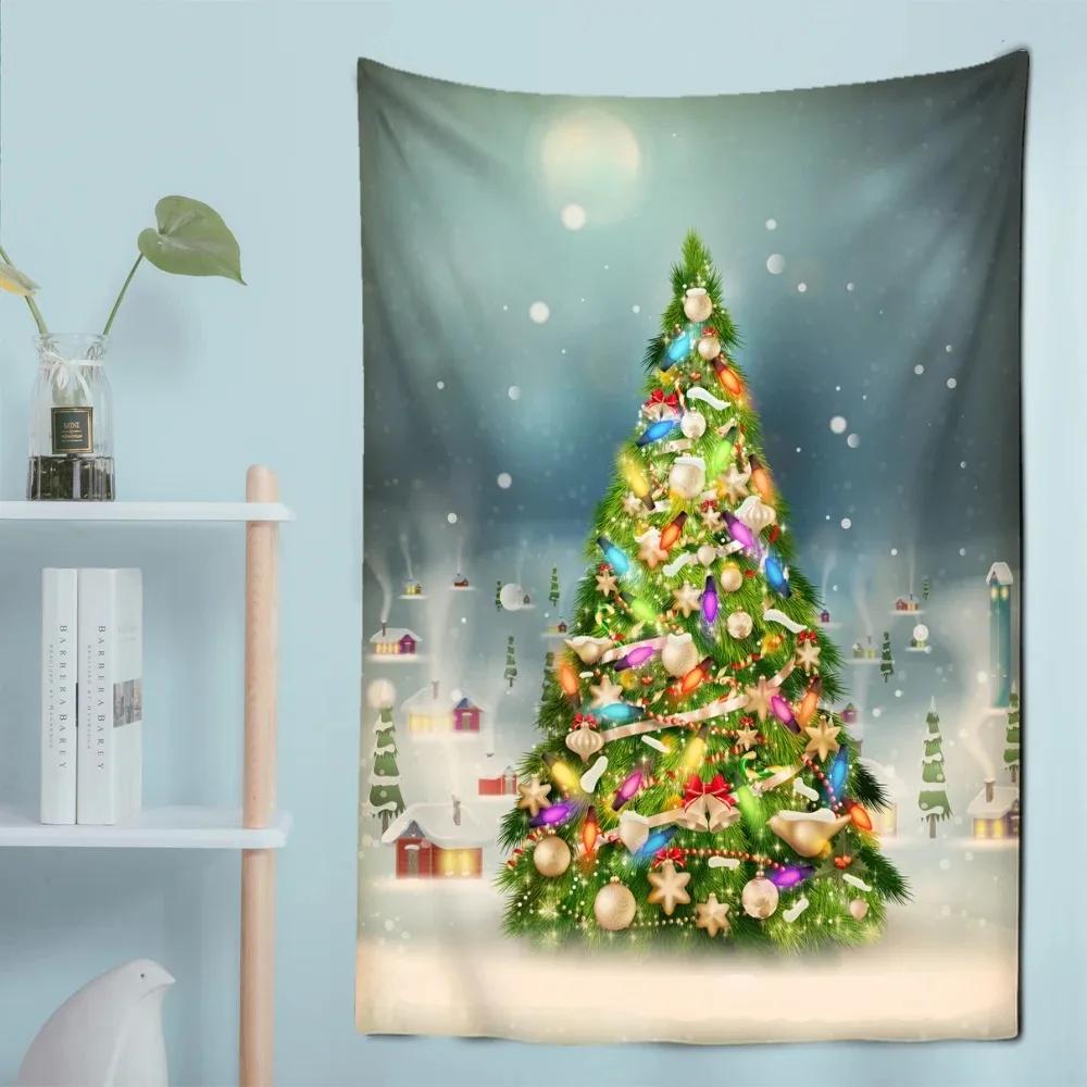 Christmas Tree Tapestry Bedroom Living Room Home Wall Decoration
