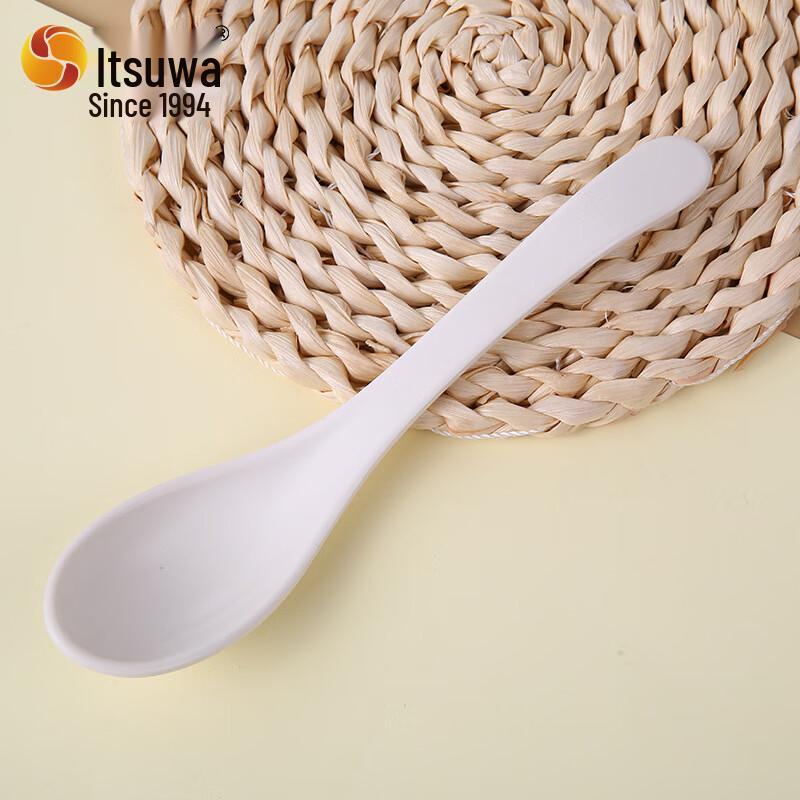 A5 Melamine White Dining Spoons