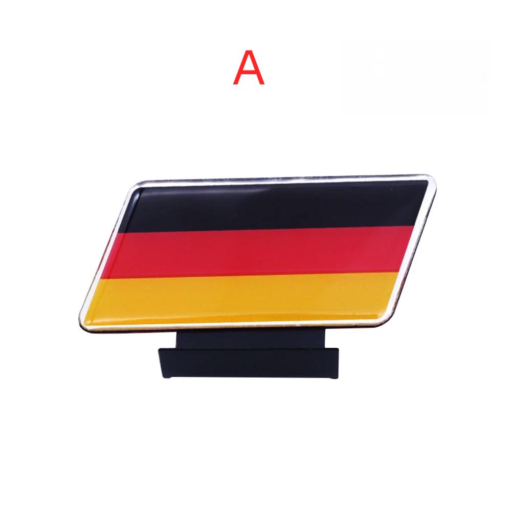 German Flag Car Grille Emblem Badge for  Scirocco GOLF 7 Golf 6 Polo GTI  Tiguan for  A4 A6 Car Accessories