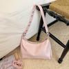 New Casual Minimalist Soft Leather Crossbody Bag Large Capacity Commute Shoulder Underarm Bag Fashion Versatile Phone Bag