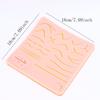 Reusable Surgical Suture Kit Pad Silicone Skin Wounds Suture Practice Traumatic Simulation Wounds Training Teaching Model