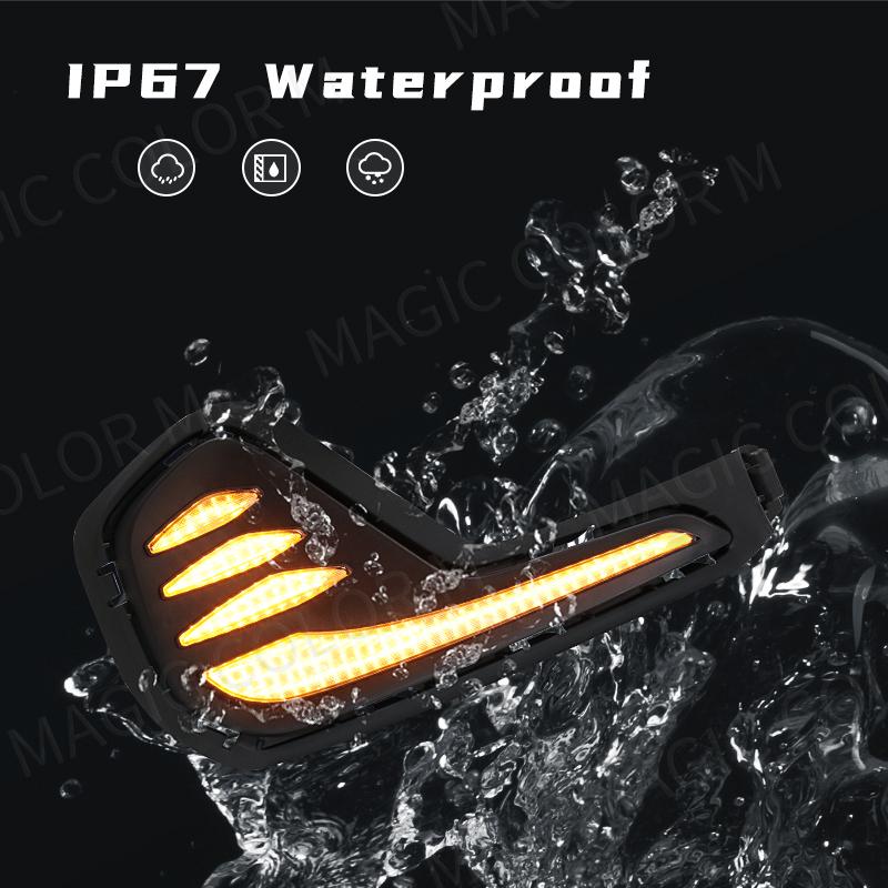 Set For Chevrolet Cavalier Daytime Running Lights Turn Signal Fog Lamp Cover LED DRL Car Styling