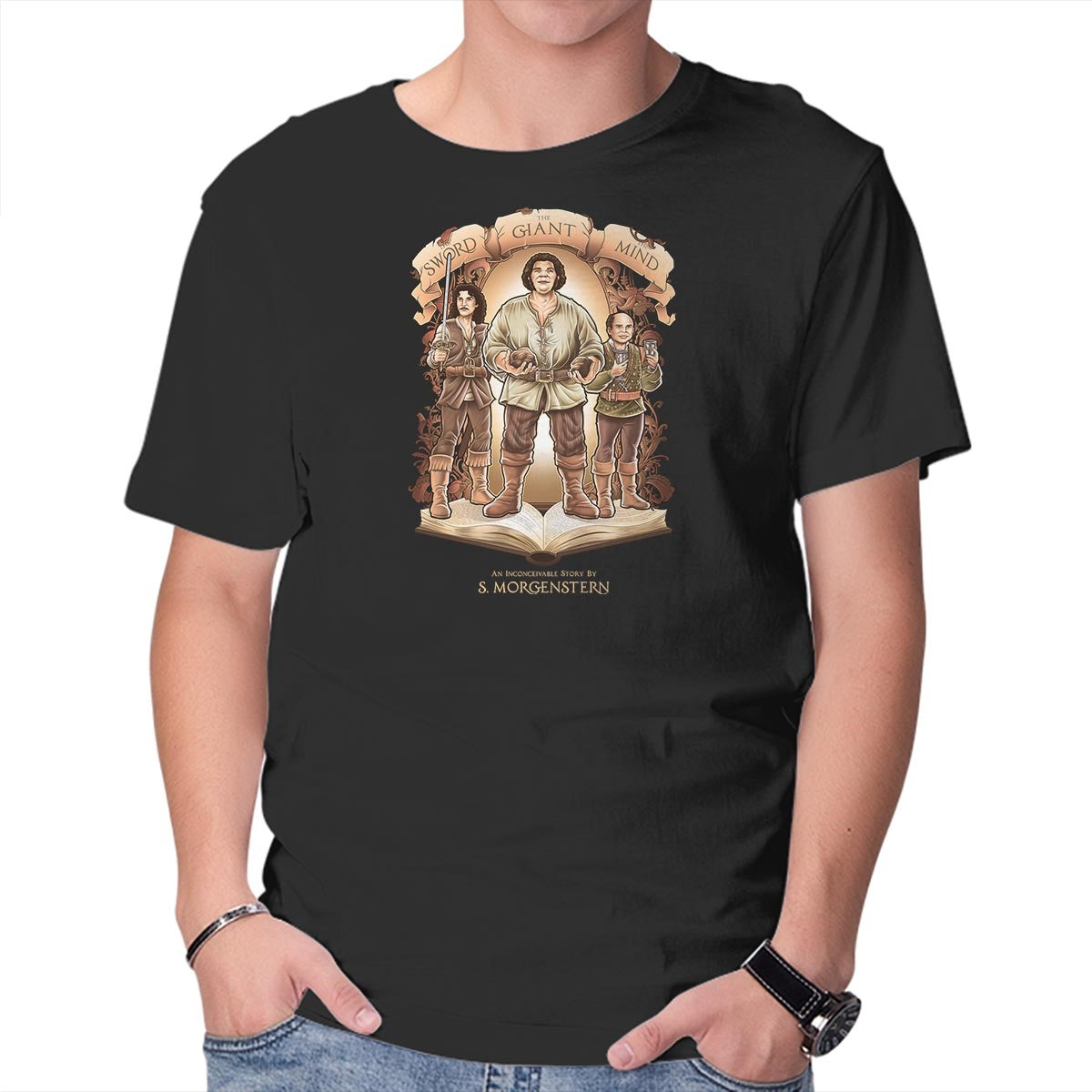 Unisex Crew Neck T-Shirt An Inconceivable Story Graphic Short Sleeve Casual Tee M