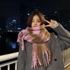 Winter Warm Daily Cozy Check Muffler Scarf