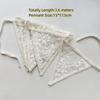 Fashion Wall Hanging Lace Garland Decorative Banner Romantic Design Fabric Flower Garland Colorful Garland Pennant Banner
