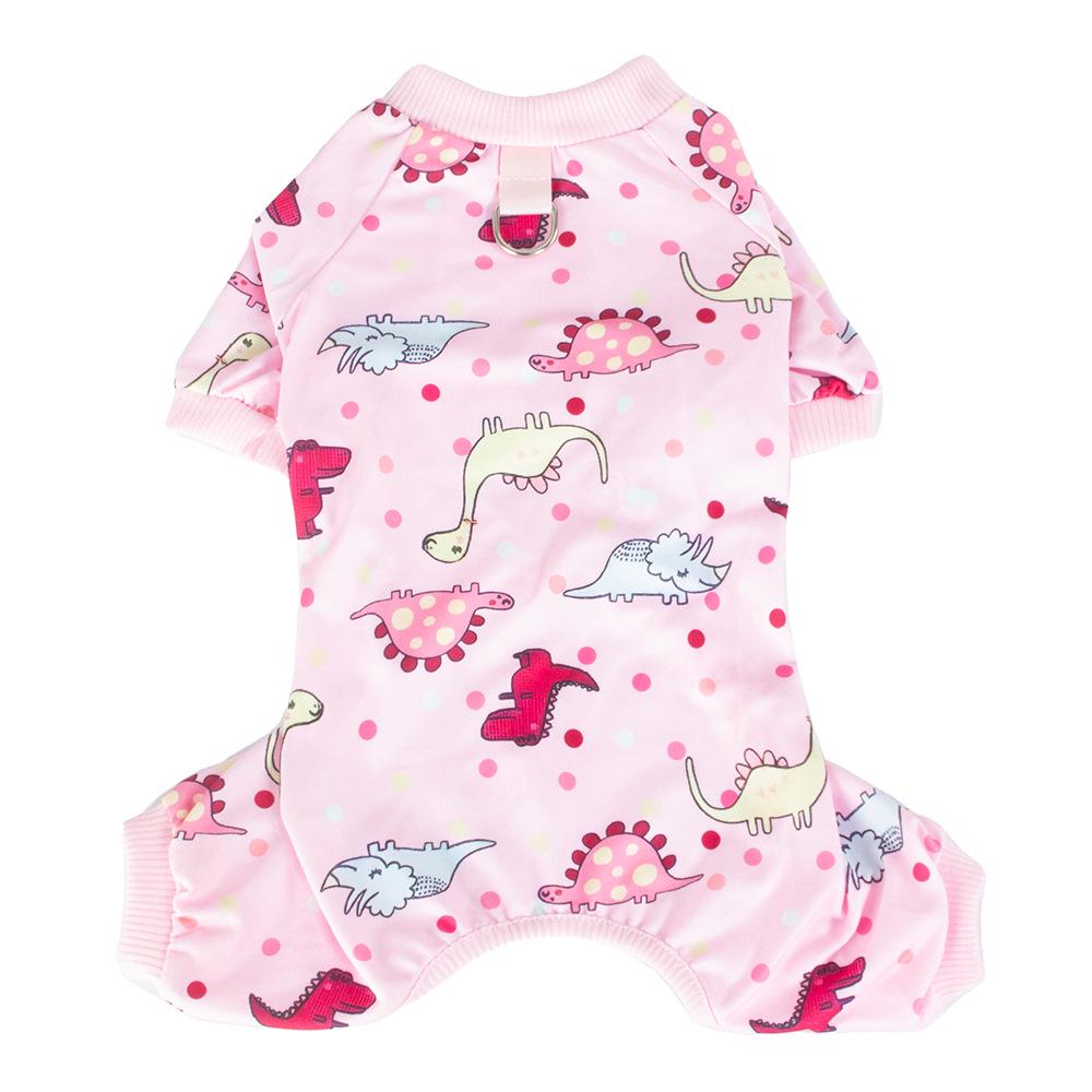 Full-Print Four-Legged Teddy Bichon Pomeranian Cat Pet Outfit