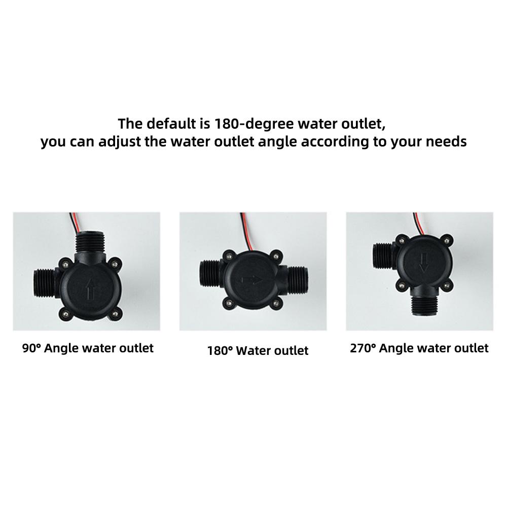DC 9.8V-18.5V Mini High Power Hydroelectric Turbine Water Flow Generator Electric Hydroelectric Hydro Generator Power Supply