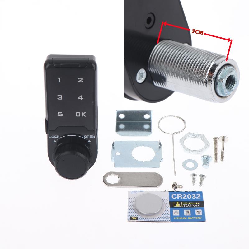 1 Set Touch Keypad Password Key Access Lock Digital Electronic Security Cabinet Coded Locker Rfid Card Key Lock