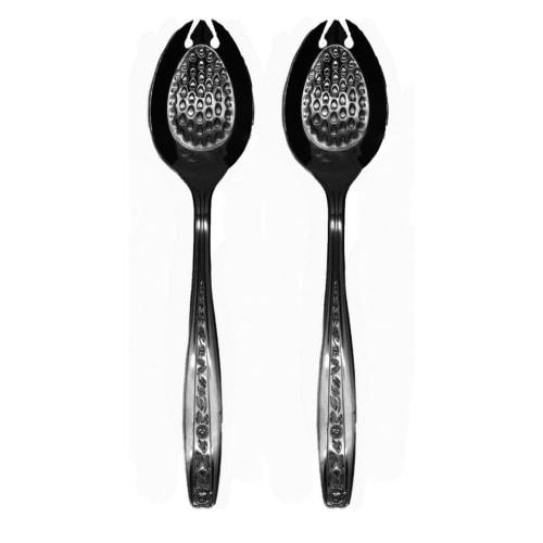 Eve-mode RT 18-0 Petit Rose Line Strawberry Spoon, Total Length 129mm, Set of 2, Made In Japan