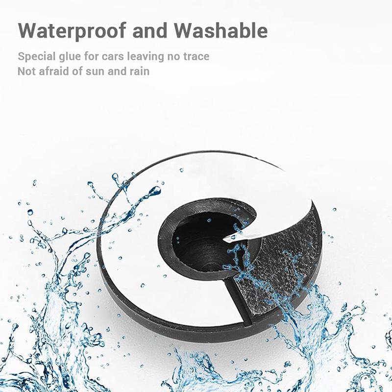 8/30PCS Car Door Shock Absorber Silicone Pads Universal Anti Shock Pad Car Door Protector Stickers Anti Collision Gasket Buffer