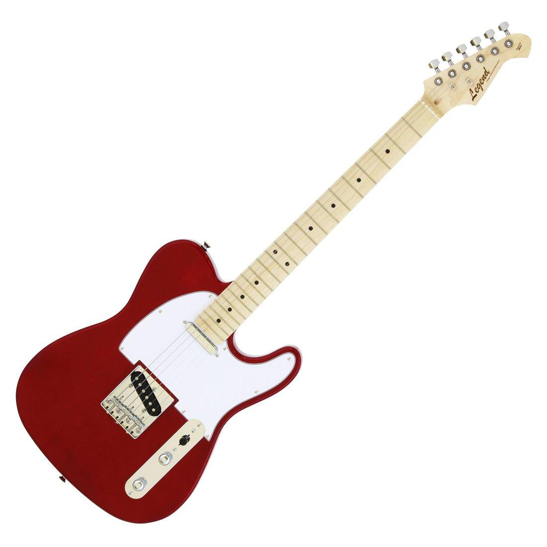 

Legend Электрогитара CA Candy Apple Red Кленовый гриф Кленовая накладка грифа Тип Telecaster Мягкий чехол в комплекте LTE-Z/M