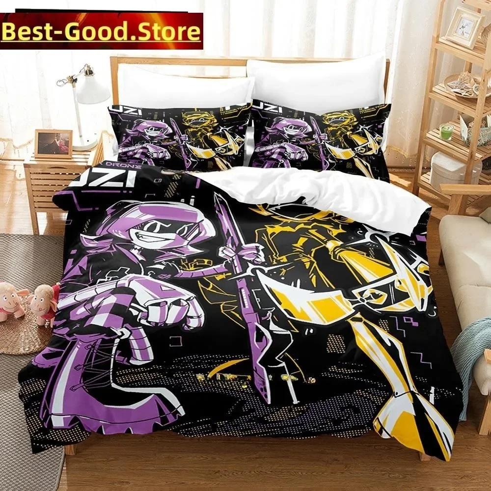 Fashion 3D Anime Murder Drones Bedding Set Printed Bed Set With Pillowcase Bed Duvet Cover Single Double Queen Super King Size