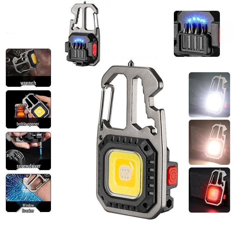 Ultra-Bright LED Keychain Multi-Function Emergency & Outdoor Flashlight
