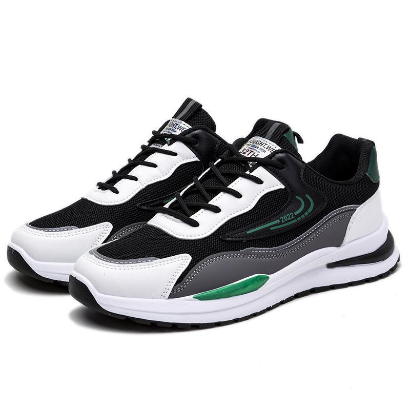 

2025 весна новые мужские спортивные кроссовки кроссовки летающие тканые дышащие сетчатые модные туфли мужские туфли 39